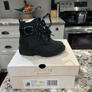 Black Combat Boots - NEW